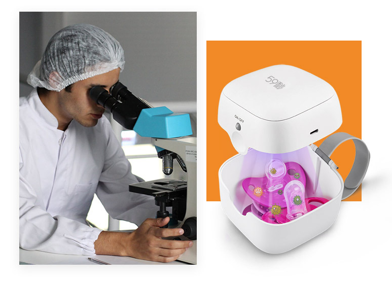 Baby Pacifier Sanitizer - Portable UV Cleaner