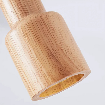 Farmhouse Style Wood LED Pendant Light