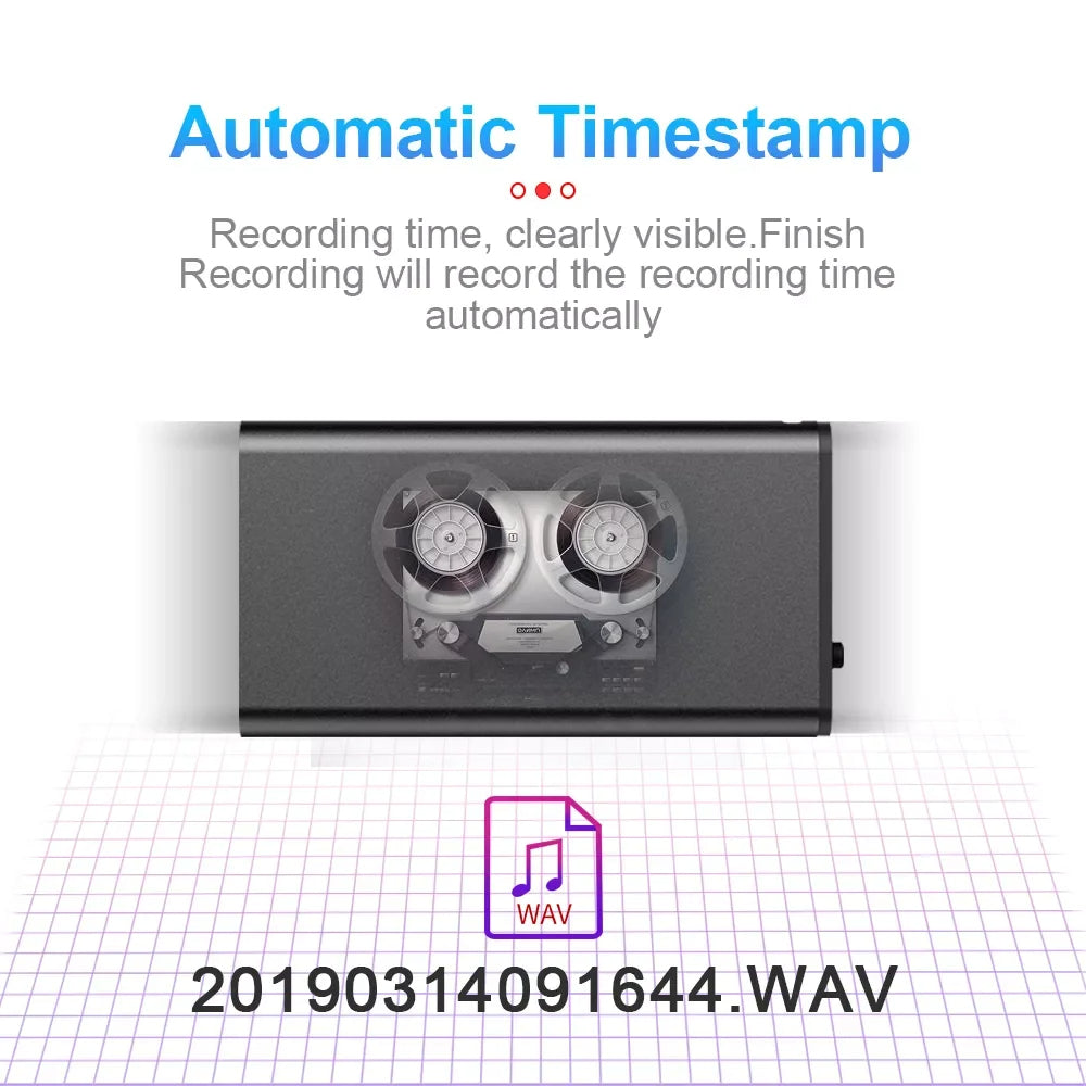 Compact Handsfree Digital Voice Recorder