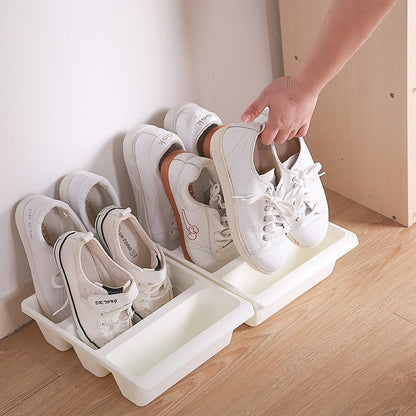 Space Saving 6 Pair Shoe Storage Rack