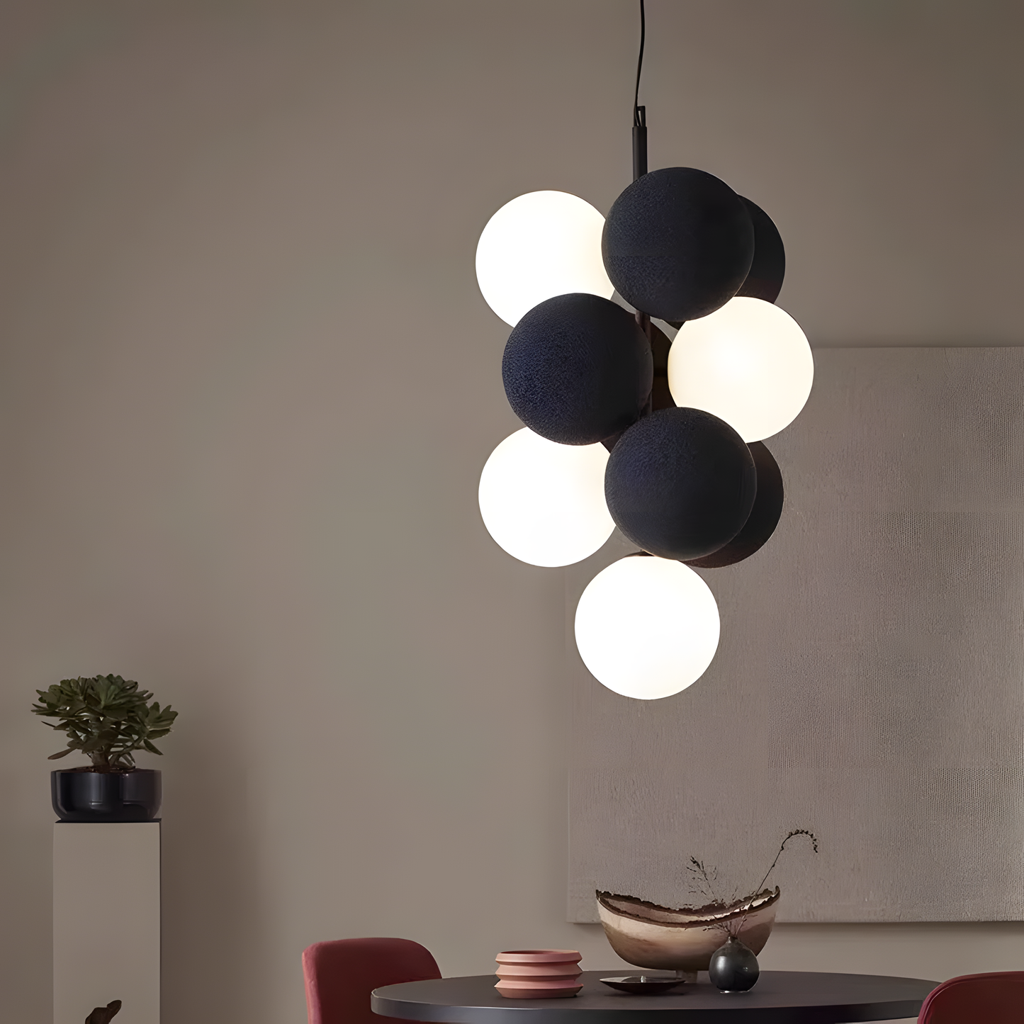 Modern Round Crystal Chandelier