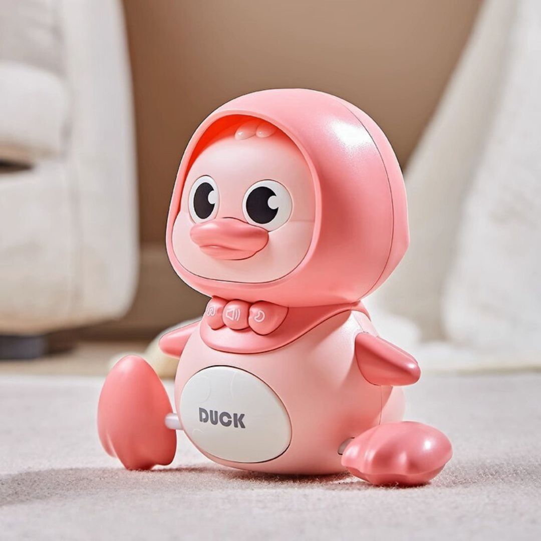 Adorable Duck Family Figurine Playset