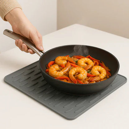 Flexible Heat Resistant Silicone Mat – Non Slip & Compact