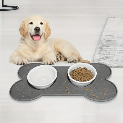 Durable Non-Slip Dog Food Mat - Luxicro