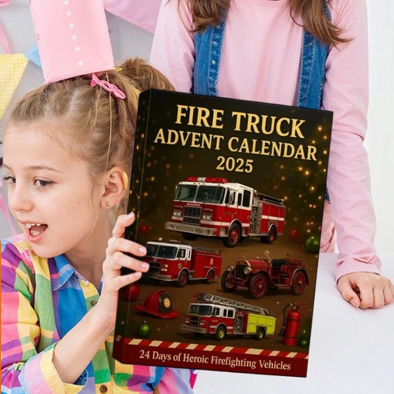 Emergency Vehicle Christmas Countdown Playset