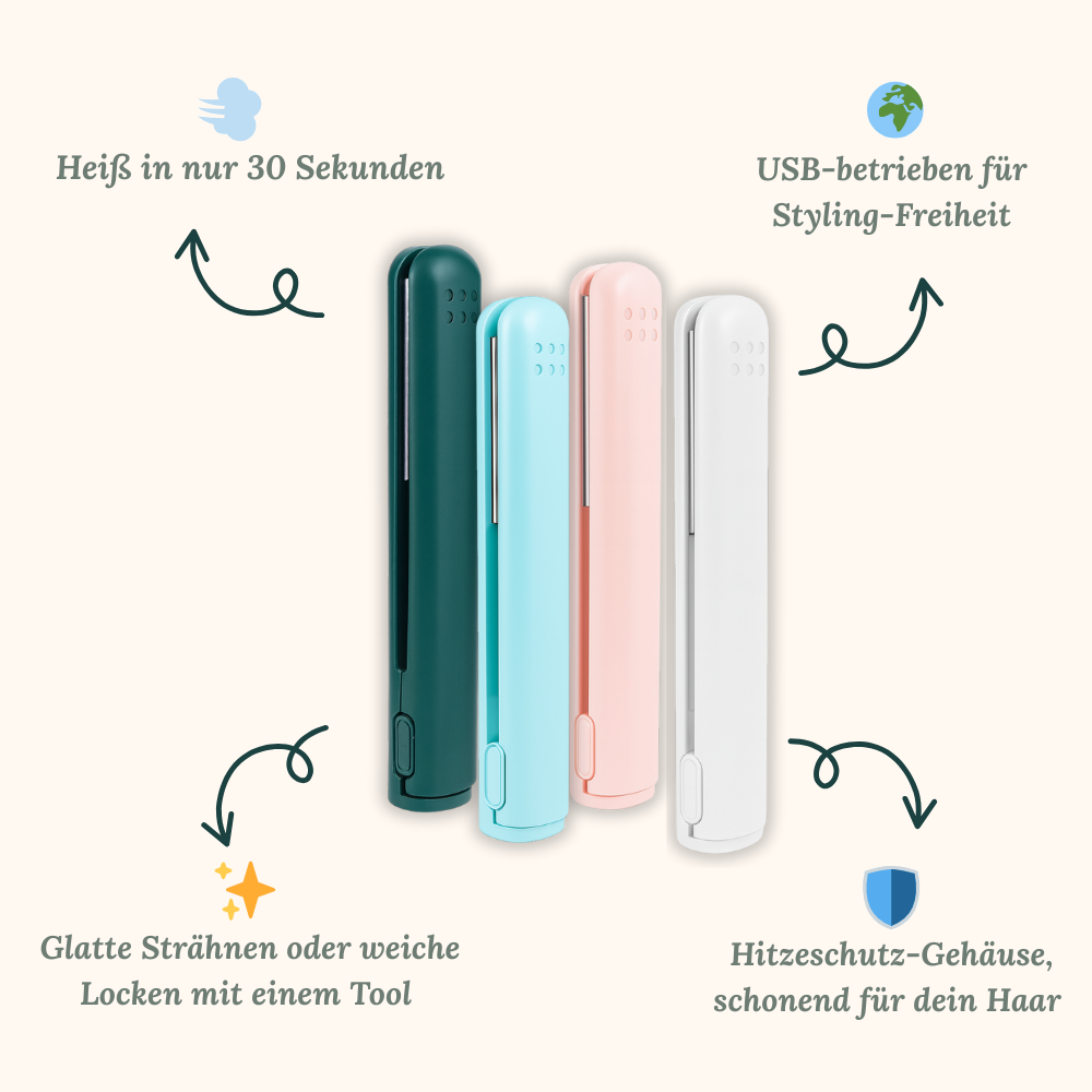 Compact Travel Hair Styling Kit