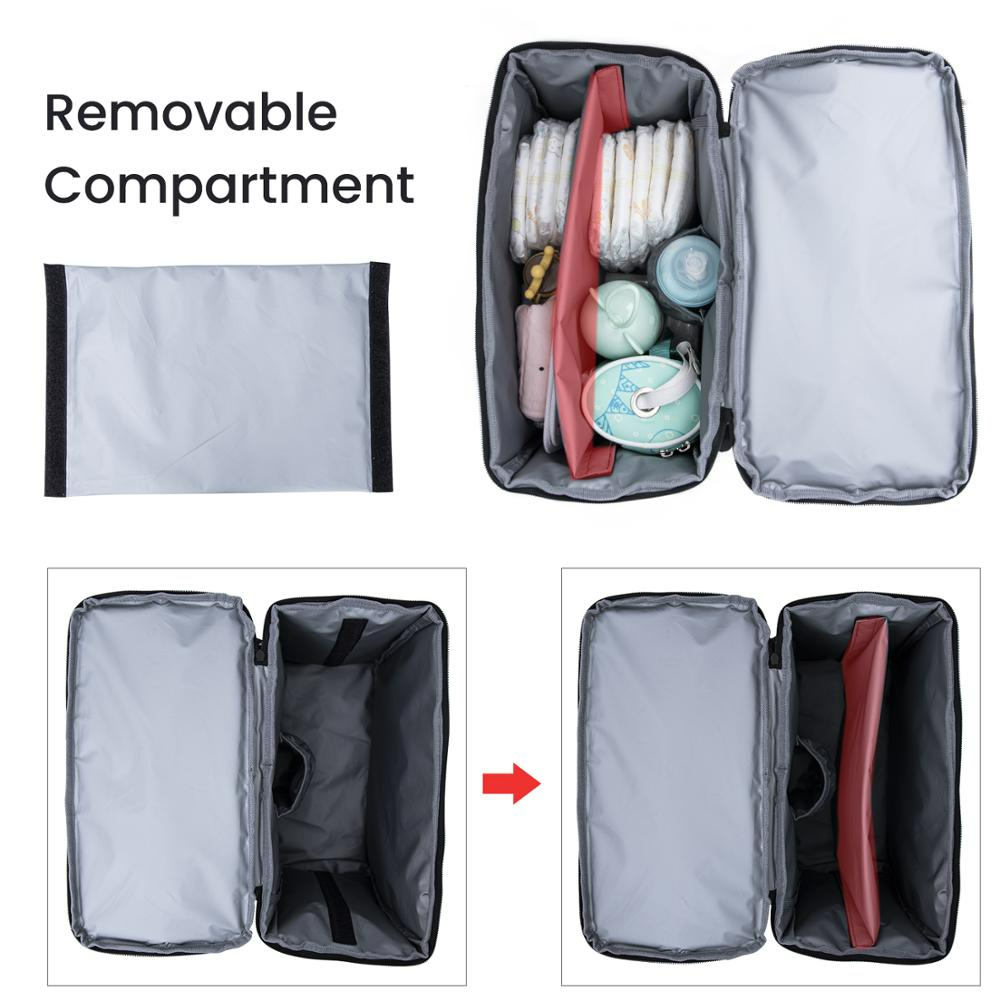 Spacious Diaper Bag with Adjustable Organizer
