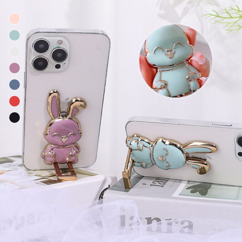 Compact Collapsible Rabbit Phone Holder - Luxicro
