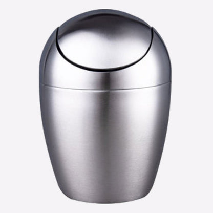 Compact Space Saving Trash Can with Lid
