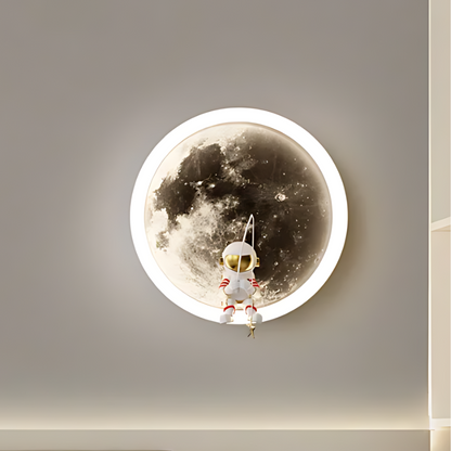 Cosmic LED Moon Wall Lamp With Soft Glow