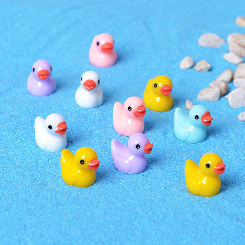 Cute Miniature Rubber Duck Decoration