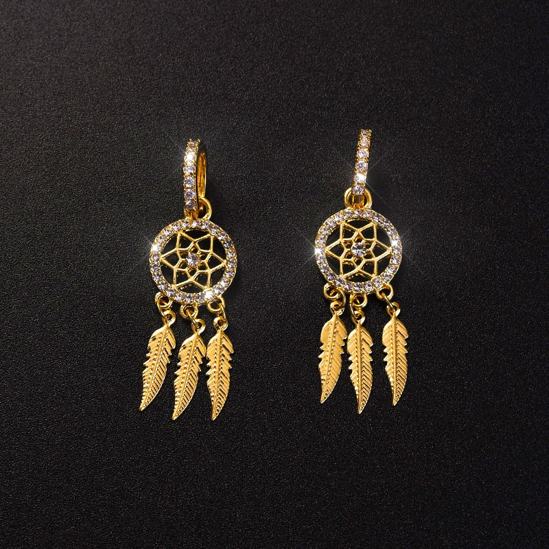 Classic 14k Gold Button Earrings