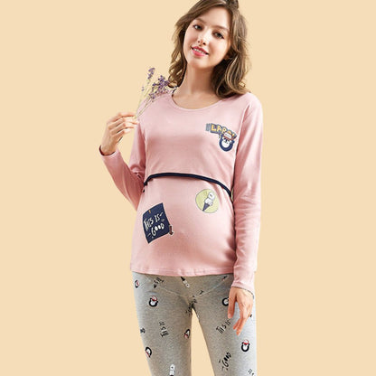Cozy Maternity Night Dress for Lounging