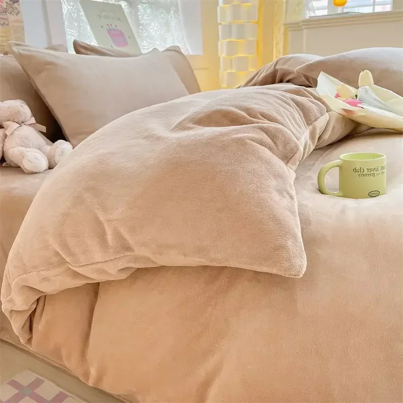 Cozy Warm Fleece Bedding Set