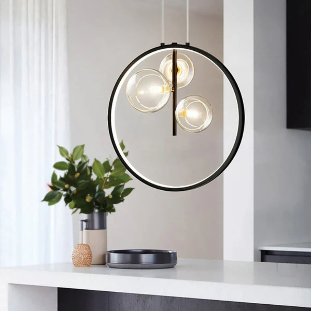 Elegant Matte Black Pendant Lamp