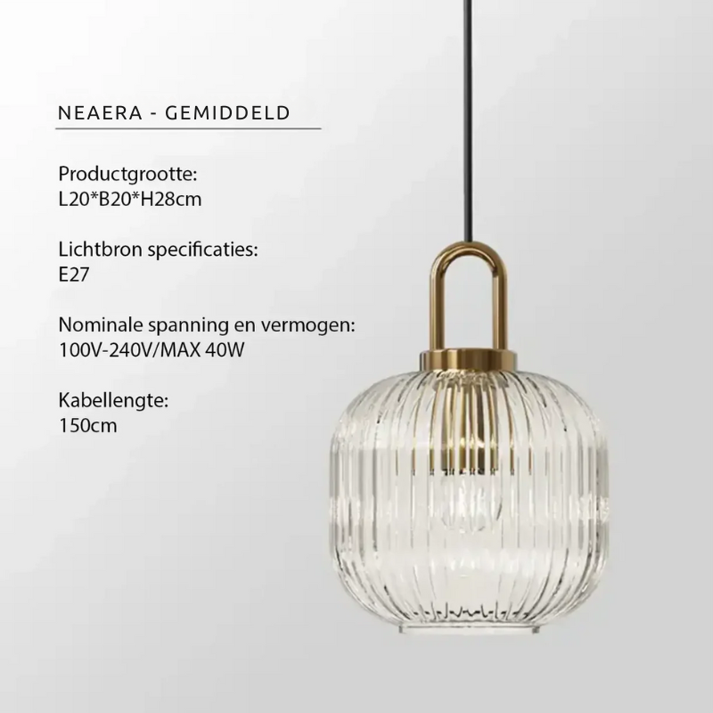 Elegant Pendant Glass Lamp