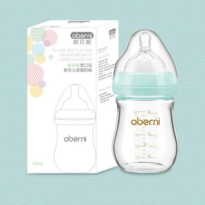 Gentle Baby Bottle with Soft Spout - BPA Free Newborn Feeder