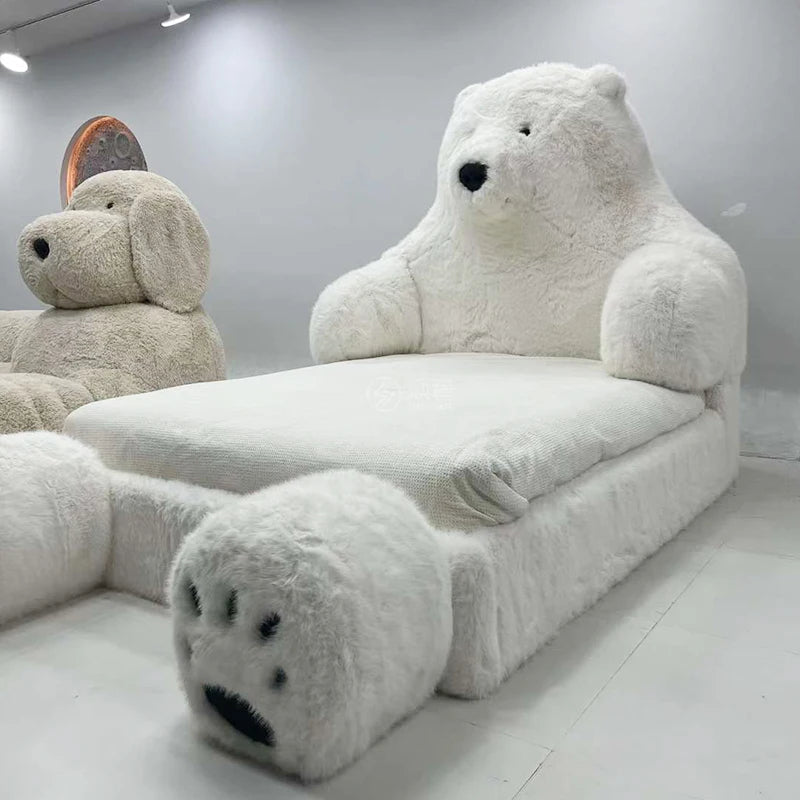 Large Plush Bear Comfort Pillow Bed - Luxicro
