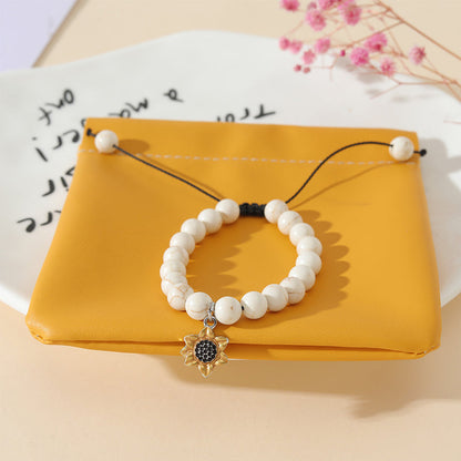 Yellow Flower Back to School Bracelet