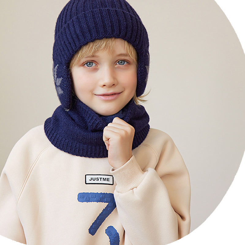 Cozy Childrens Winter Hat and Scarf Set