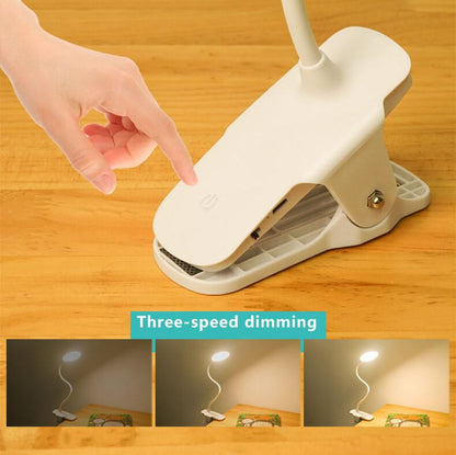 Compact Portable LED Desk Light with USB Recharge