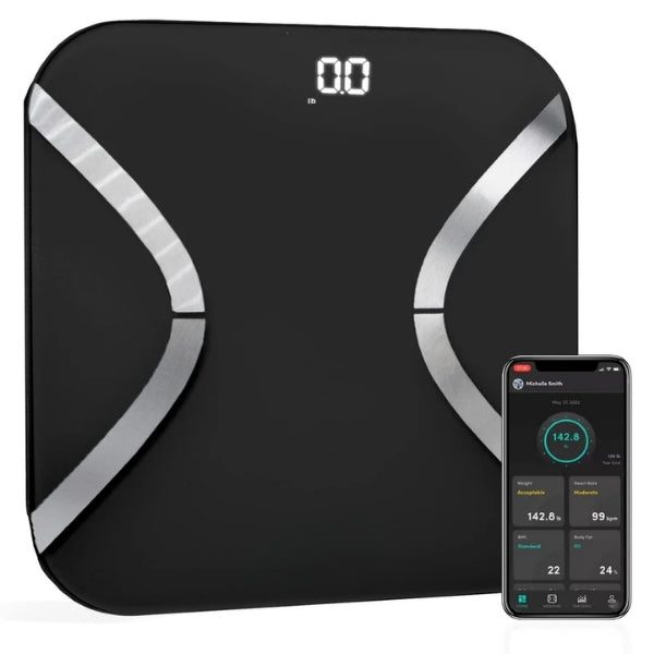 Accurate Digital Weight Scale with Body Fat Analyzer - Luxicro
