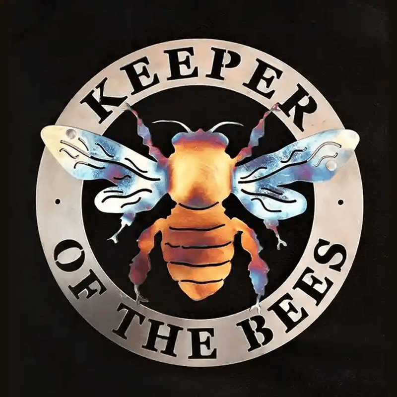 Rustic Honey Bee Iron Wall Decor