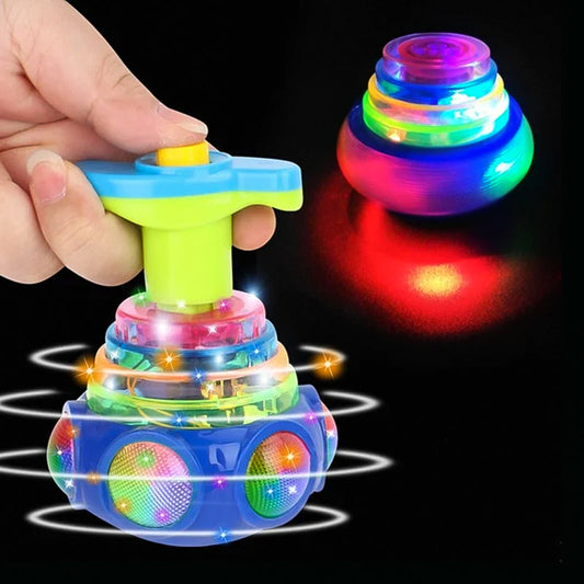 Cool Spinning Top Toy with Launch Pad - Luxicro