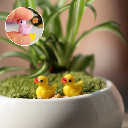 Cute Miniature Rubber Duck Decoration
