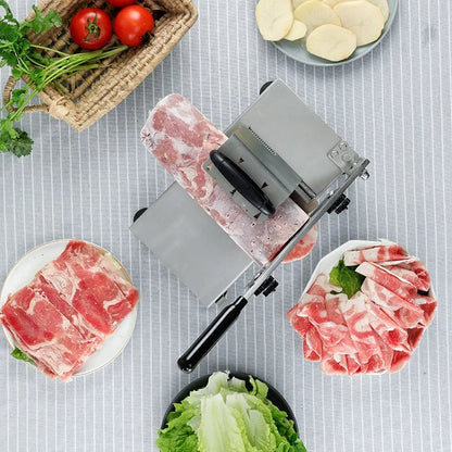 Premium Manual Meat Cutter Stainless Steel Slicer