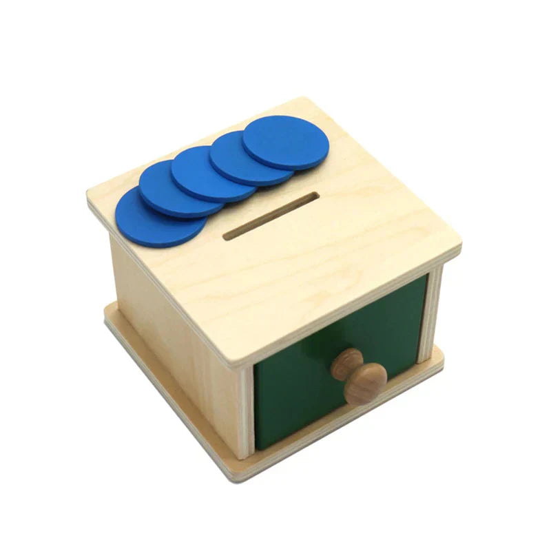 Wooden Montessori Coin Sorting Game