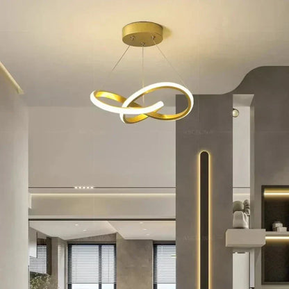 Modern Wave LED Ceiling Lamp