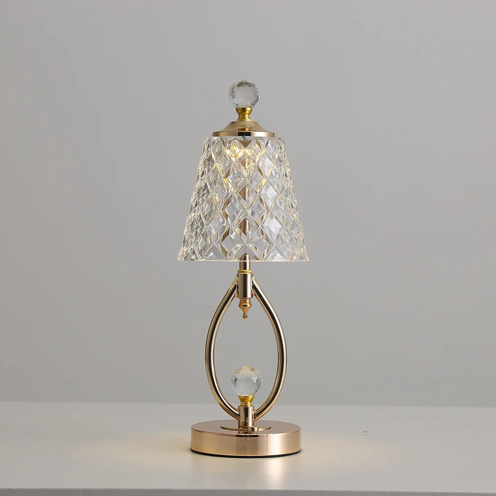 Traditional Clear Desk Lamp