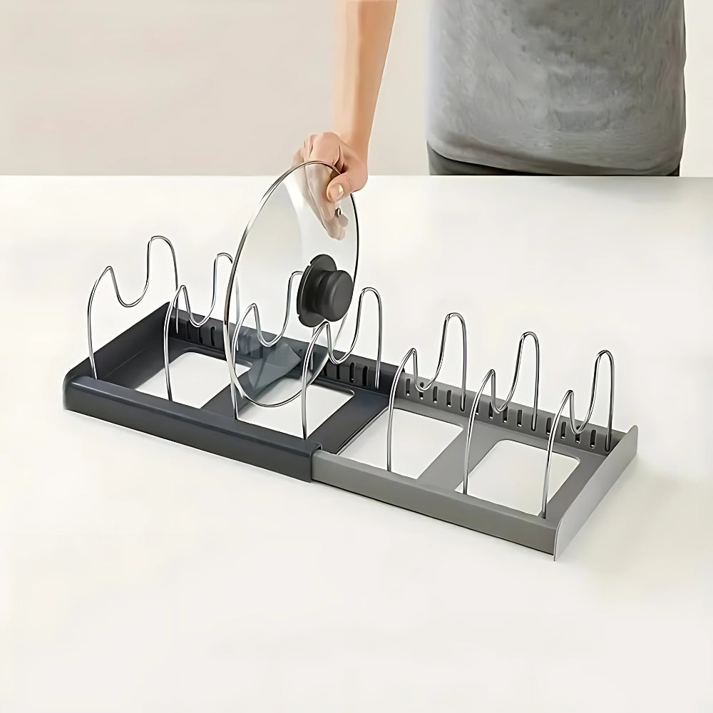 Adjustable Kitchen Cookware Storage Rack - Luxicro