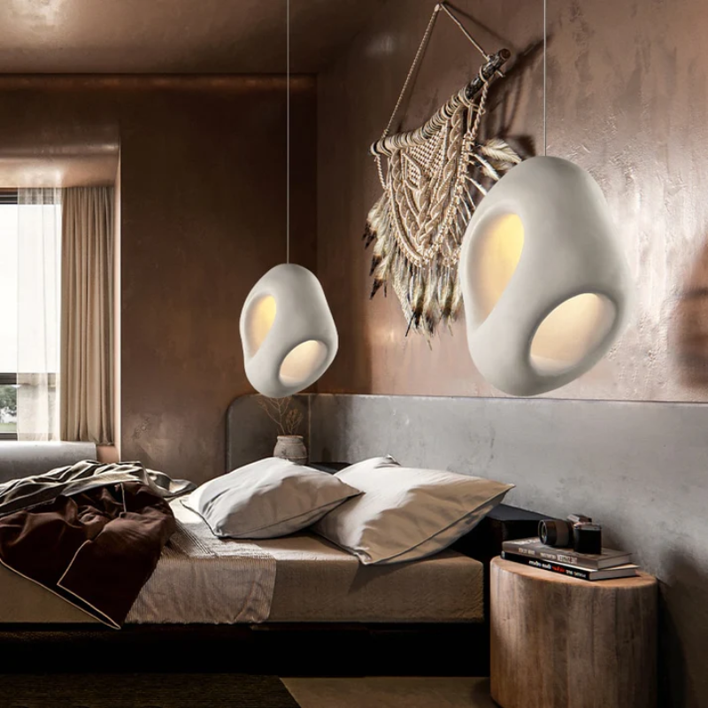 Edgy Modern Metal LED Pendant Lamp
