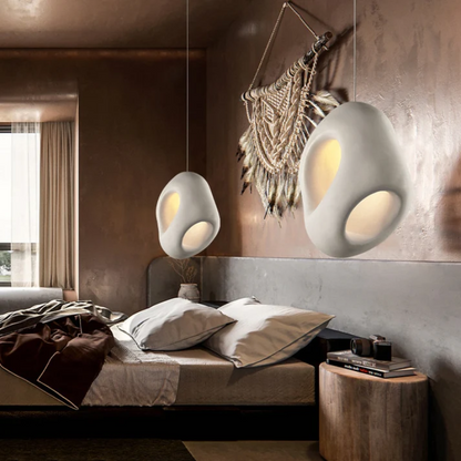 Edgy Modern Metal LED Pendant Lamp
