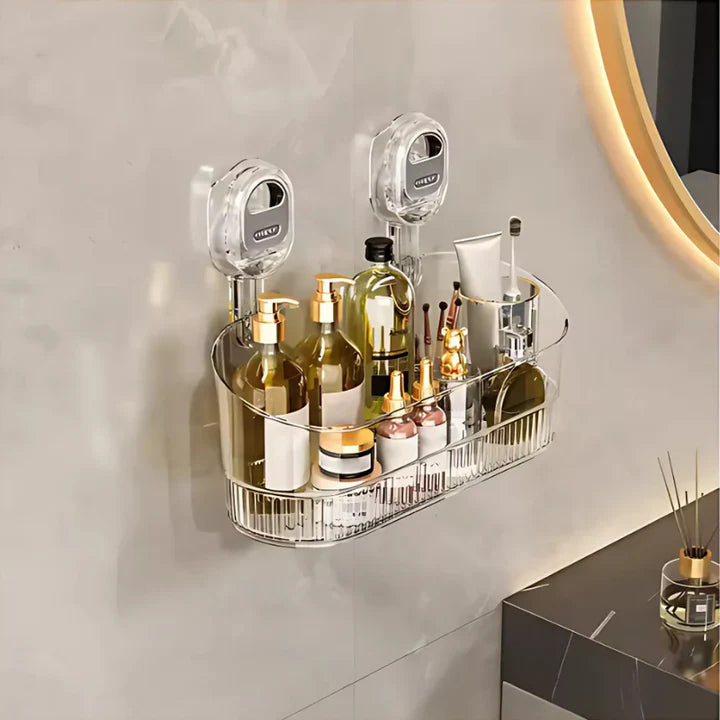 Space Saving Shelf Rack with Drain for Kitchen and Bath - Luxicro