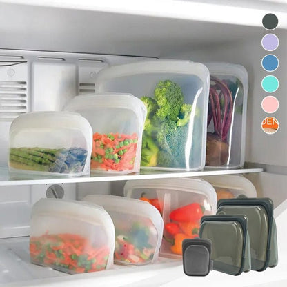 Reusable Food Storage Bags - Eco Friendly and Practical