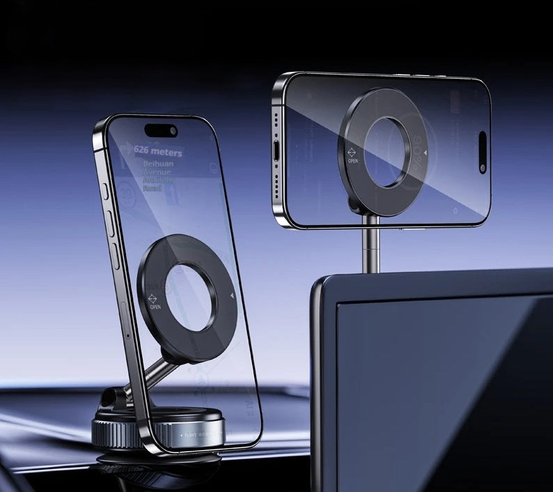 Universal Car Phone Mount with Strong Magnetic Grip