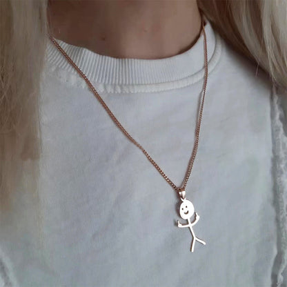 Trendy Humor Pendant Necklace