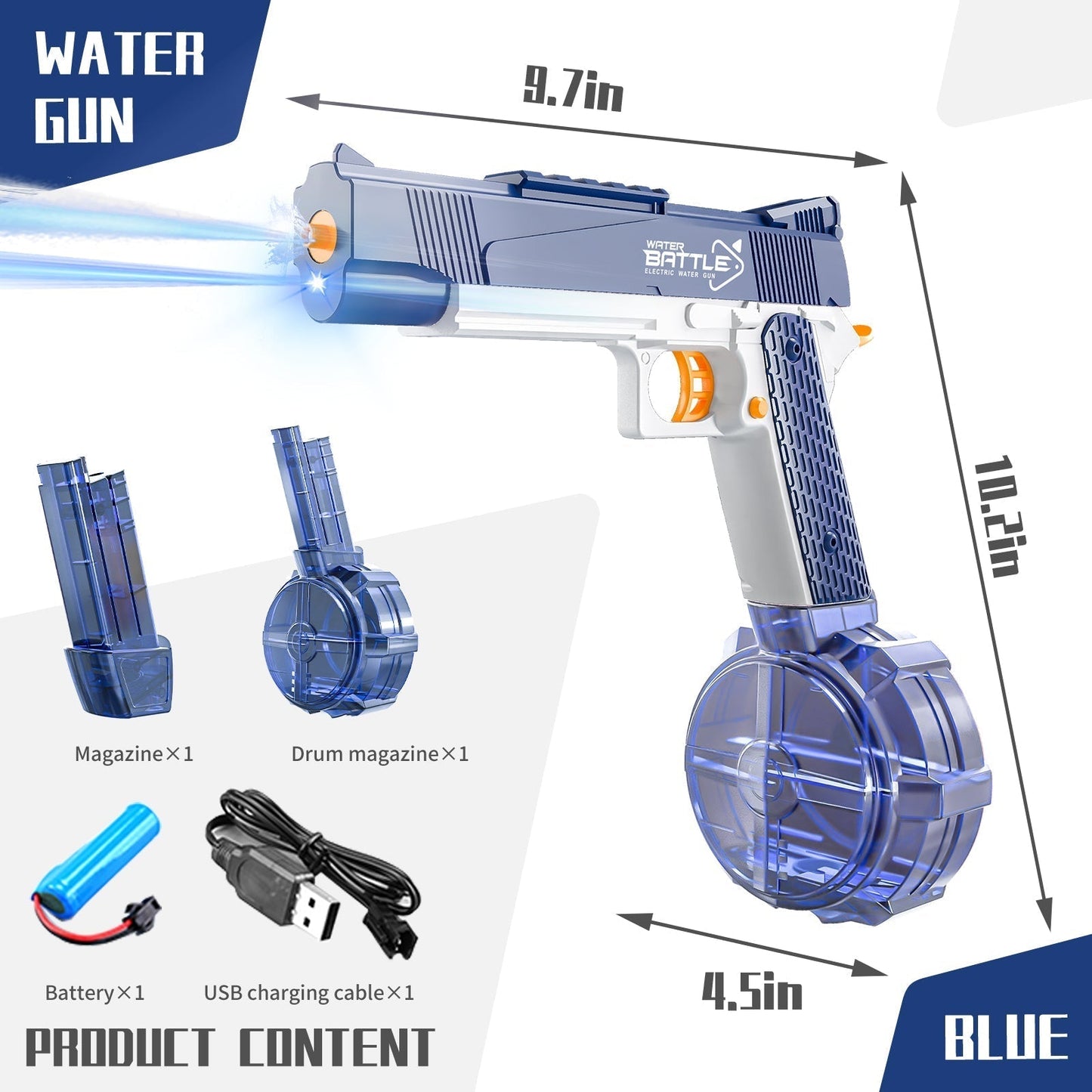 High Pressure Water Blaster Gun