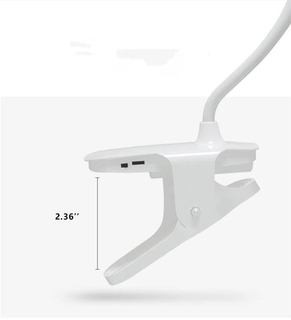 Compact Portable LED Desk Light with USB Recharge