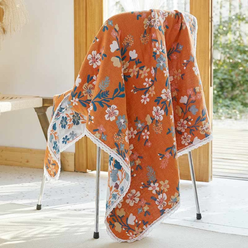Floral Soft Absorbent Cotton Towel
