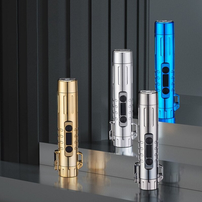Premium Electric Shaver with Built-in Lighter