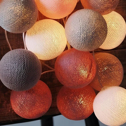 Soft Ivory Fairy Light String Decoration