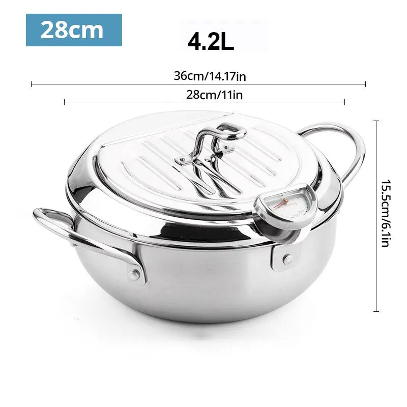 Big Electric Deep Fryer Pan