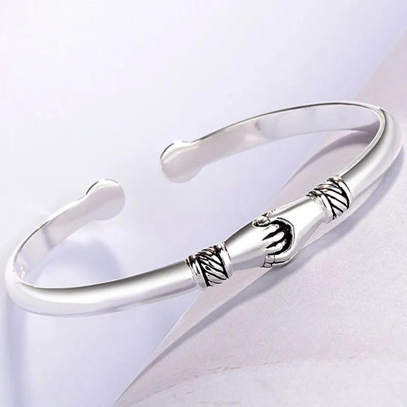 Best Friend Handshake Charm Bracelet