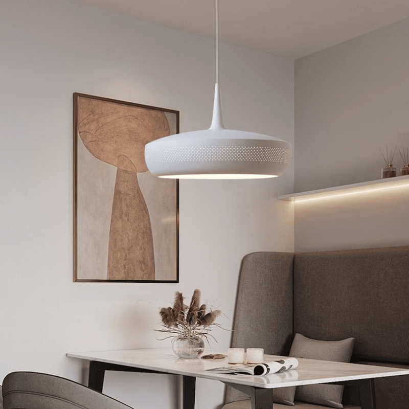 Modern White Metal Hanging Pendant Lamp