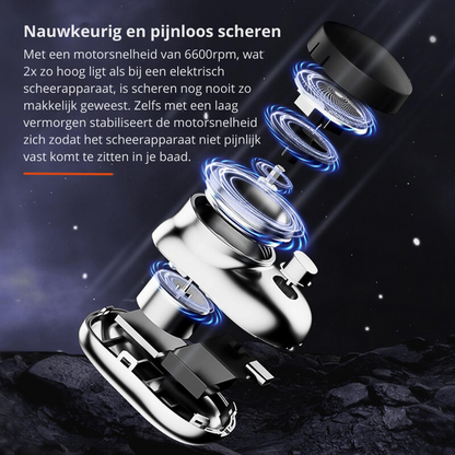 Compact Travel Pocket Shaver