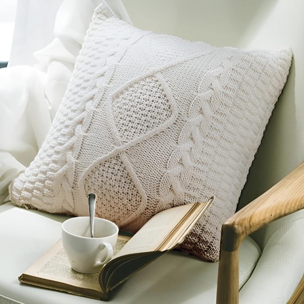 Woven Textured Pillow Cover